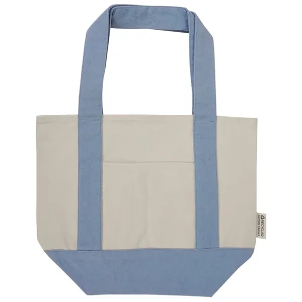 Durable mini cotton canvas tote with stash pocket and sturdy handles... from ASI 67557 LimeLight Ent