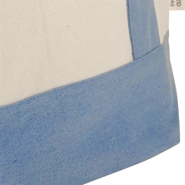 Durable mini cotton canvas tote with stash pocket and sturdy handles... from ASI 67557 LimeLight Ent