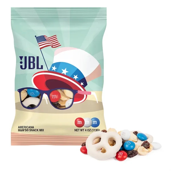4oz Digibag™, Americana M&M Snack Mix... from ASI 44900 NC Custom (CI/Lanco) / Chocolate Inn