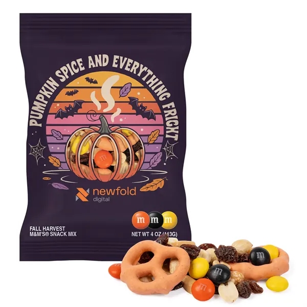 4oz Digibag™, Fall Harvest M&M Snack Mix... from ASI 44900 NC Custom (CI/Lanco) / Chocolate Inn