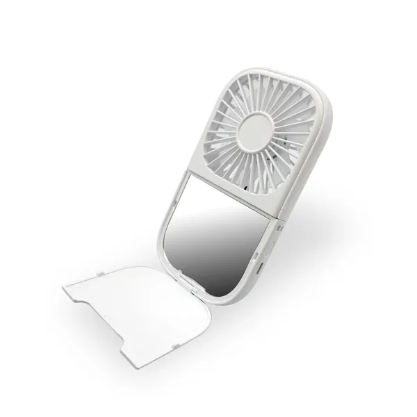 A Multi-functional wearable foldable fan with mirror... from ASI 91435 Tomax USA