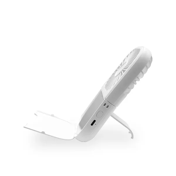 A Multi-functional wearable foldable fan with mirror... from ASI 91435 Tomax USA