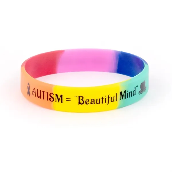 Youth size awareness wristband available in half-band or all around print.... from ASI 93987 Martini-Vispak Inc.