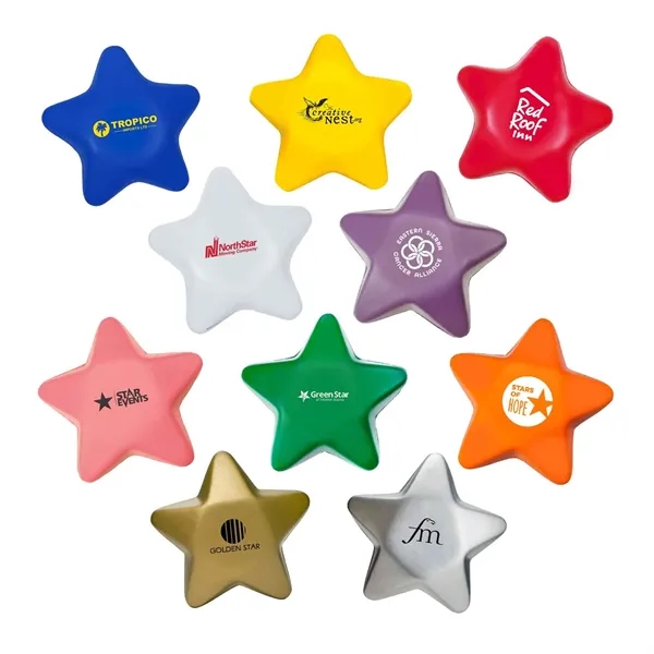 3" x 3" x 1.25" star shaped stress reliever.... from ASI 63549 Jornik Manufacturing Corp / Jornik