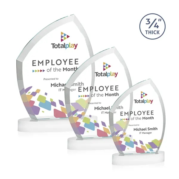 With its beautiful curved beveled frame, the 3/4" thick Starfire Crystal... from ASI 84592 St Regis Group / St Regis