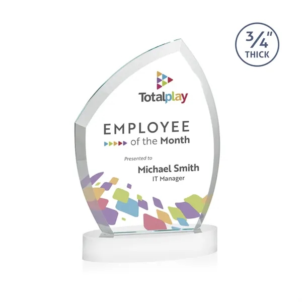 With its beautiful curved beveled frame, the 3/4" thick Starfire Crystal... from ASI 84592 St Regis Group / St Regis