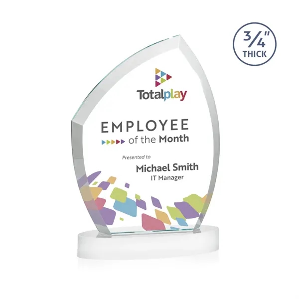 With its beautiful curved beveled frame, the 3/4" thick Starfire Crystal... from ASI 84592 St Regis Group / St Regis