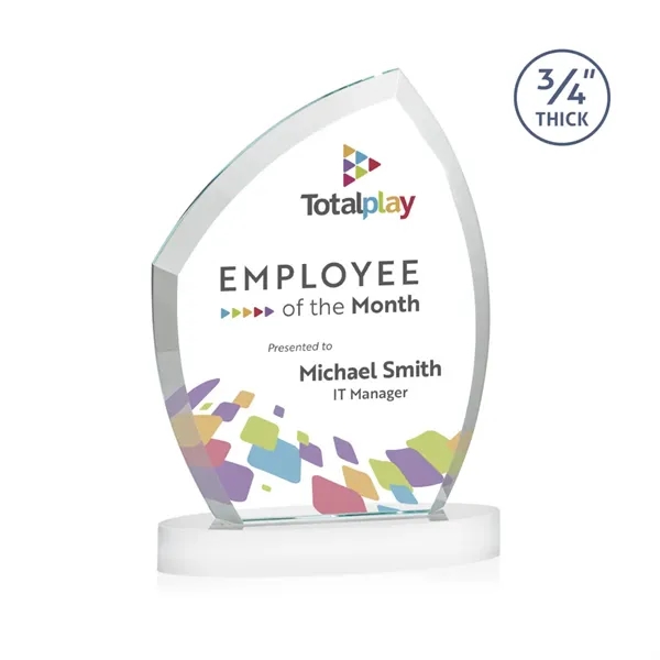 With its beautiful curved beveled frame, the 3/4" thick Starfire Crystal... from ASI 84592 St Regis Group / St Regis