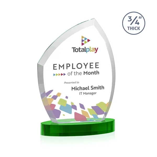 With its beautiful curved beveled frame, the 3/4" thick Starfire Crystal... from ASI 84592 St Regis Group / St Regis