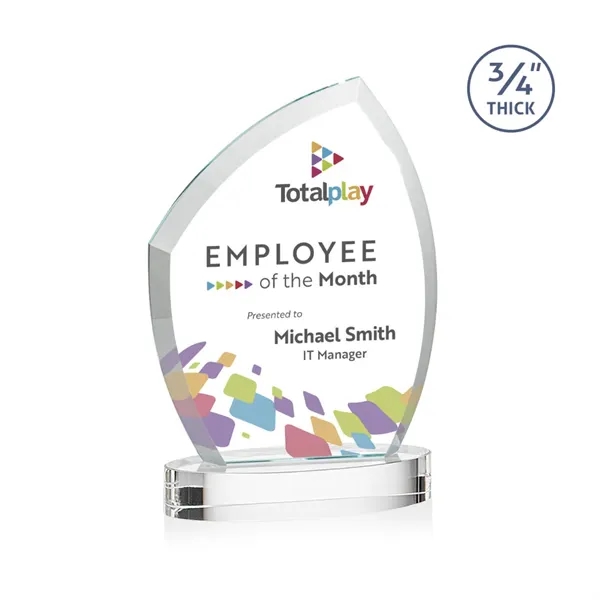 With its beautiful curved beveled frame, the 3/4" thick Starfire Crystal... from ASI 84592 St Regis Group / St Regis