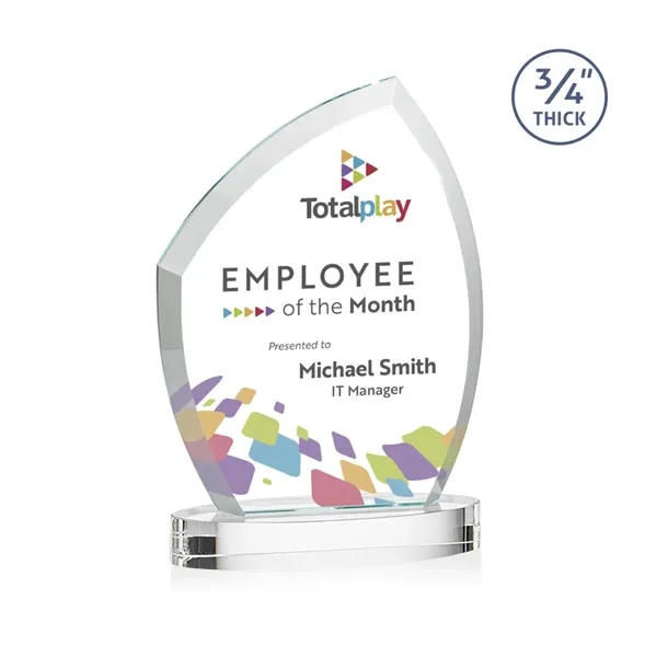 With its beautiful curved beveled frame, the 3/4" thick Starfire Crystal... from ASI 84592 St Regis Group / St Regis