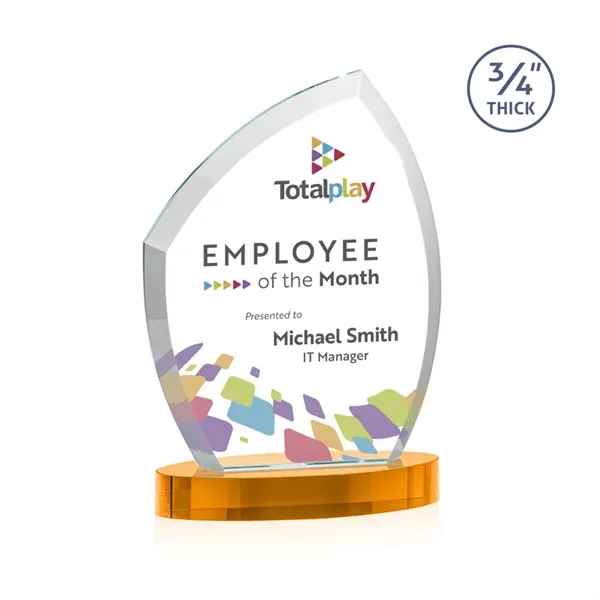 With its beautiful curved beveled frame, the 3/4" thick Starfire Crystal... from ASI 84592 St Regis Group / St Regis