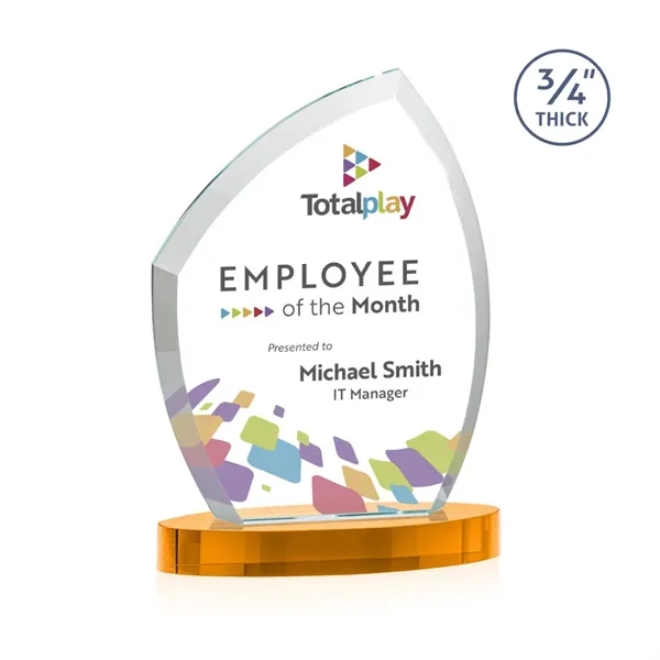 With its beautiful curved beveled frame, the 3/4" thick Starfire Crystal... from ASI 84592 St Regis Group / St Regis