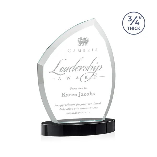 With its beautiful curved beveled frame, the 3/4" thick Starfire Crystal... from ASI 84592 St Regis Group / St Regis