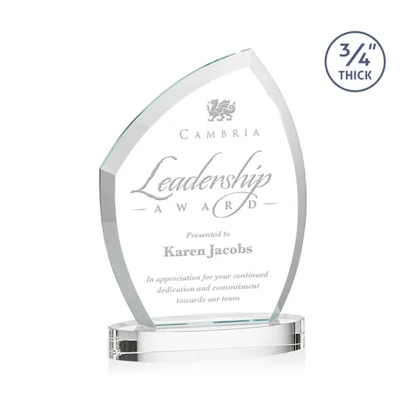 With its beautiful curved beveled frame, the 3/4" thick Starfire Crystal... from ASI 84592 St Regis Group / St Regis