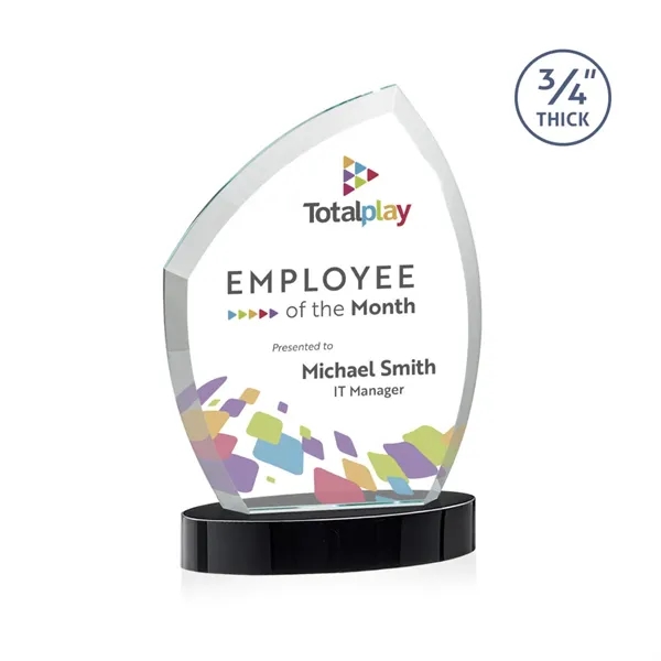 With its beautiful curved beveled frame, the 3/4" thick Starfire Crystal... from ASI 84592 St Regis Group / St Regis