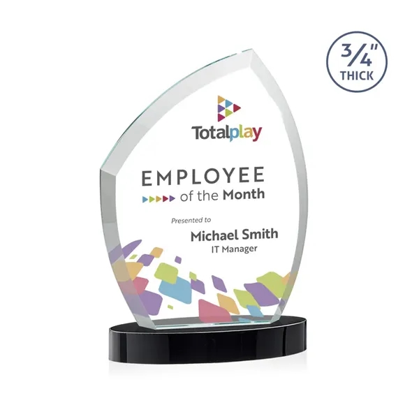 With its beautiful curved beveled frame, the 3/4" thick Starfire Crystal... from ASI 84592 St Regis Group / St Regis