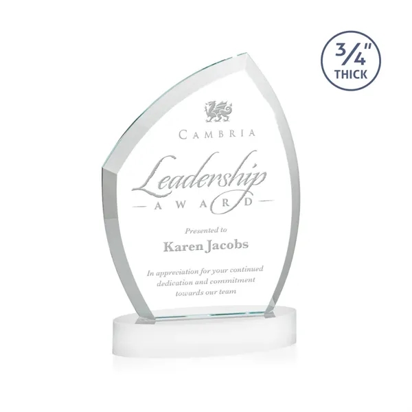 With its beautiful curved beveled frame, the 3/4" thick Starfire Crystal... from ASI 84592 St Regis Group / St Regis