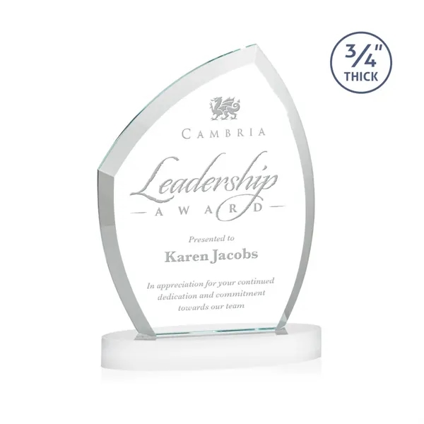 With its beautiful curved beveled frame, the 3/4" thick Starfire Crystal... from ASI 84592 St Regis Group / St Regis