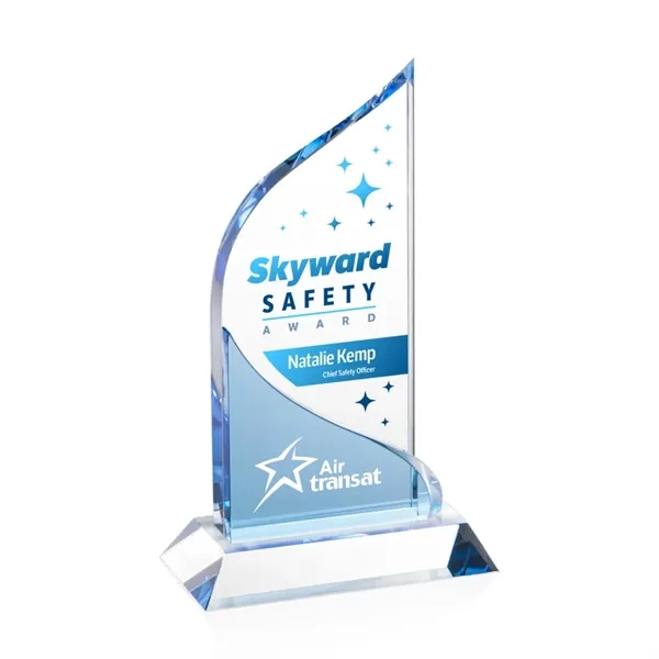 In the Kimberley VividPrint™ Award, a clear optical crystal upright dramatically... from ASI 84592 St Regis Group / St Regis