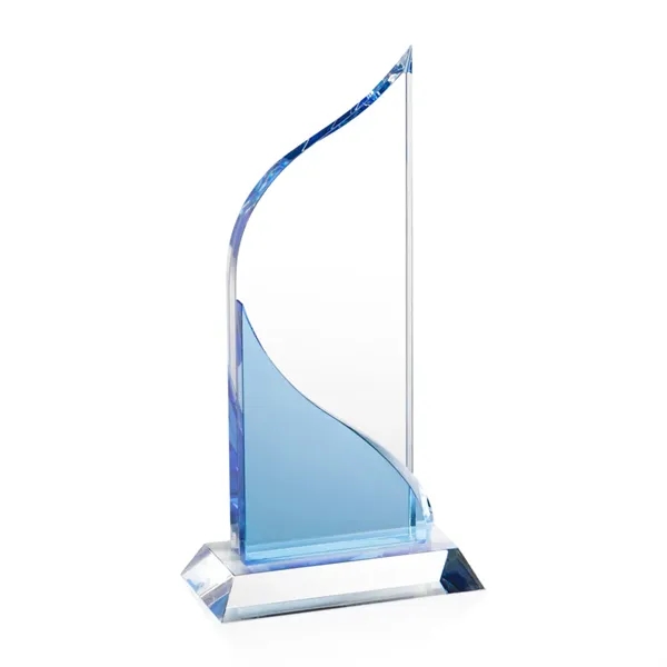 In the Kimberley VividPrint™ Award, a clear optical crystal upright dramatically... from ASI 84592 St Regis Group / St Regis