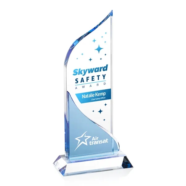 In the Kimberley VividPrint™ Award, a clear optical crystal upright dramatically... from ASI 84592 St Regis Group / St Regis