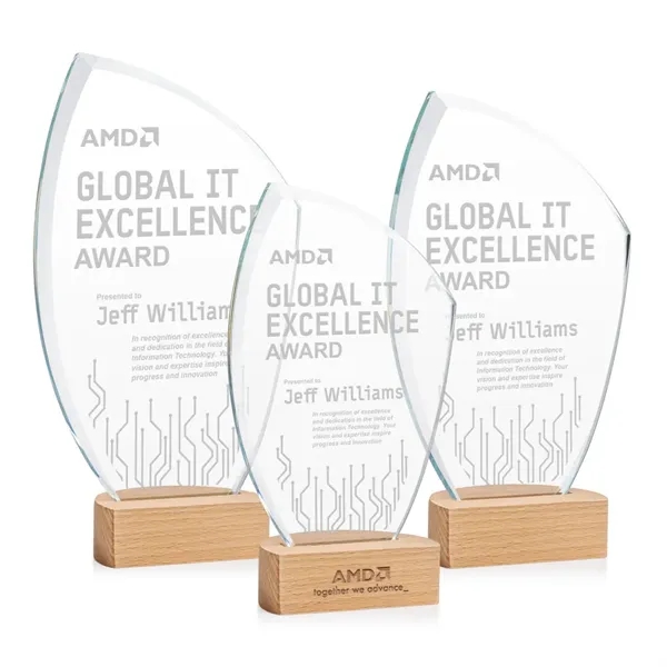 The Clarence Award features a stunning Starfire crystal design that sweeps... from ASI 84592 St Regis Group / St Regis