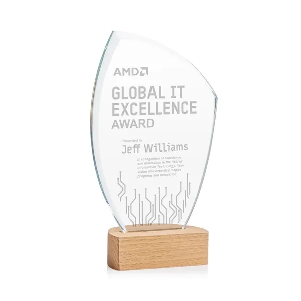 The Clarence Award features a stunning Starfire crystal design that sweeps... from ASI 84592 St Regis Group / St Regis