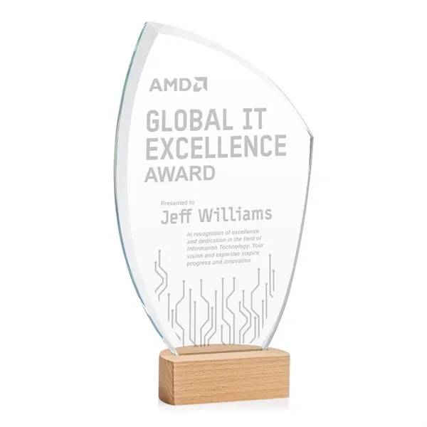 The Clarence Award features a stunning Starfire crystal design that sweeps... from ASI 84592 St Regis Group / St Regis