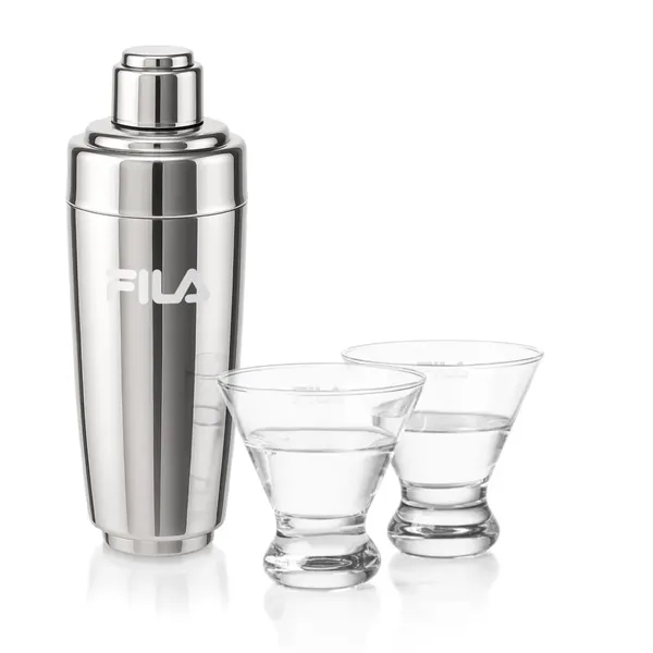 The Pescara Cocktail Shaker & Martini Set brings elegance and functionality... from ASI 84592 St Regis Group