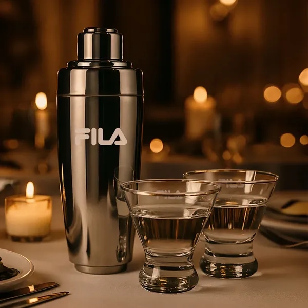 The Pescara Cocktail Shaker & Martini Set brings elegance and functionality... from ASI 84592 St Regis Group