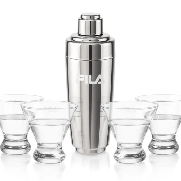 The Pescara Cocktail Shaker & Martini Set brings elegance and functionality... from ASI 84592 St Regis Group