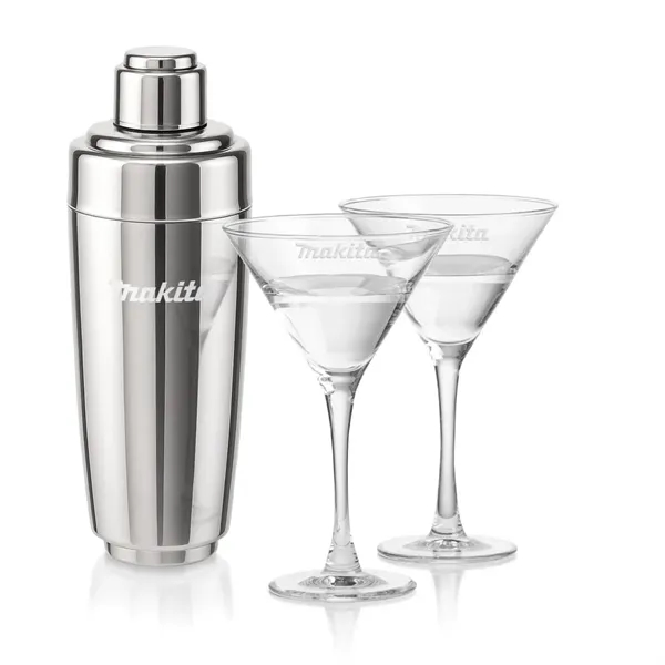 The Pescara Cocktail Shaker & Martini Set brings elegance and functionality... from ASI 84592 St Regis Group