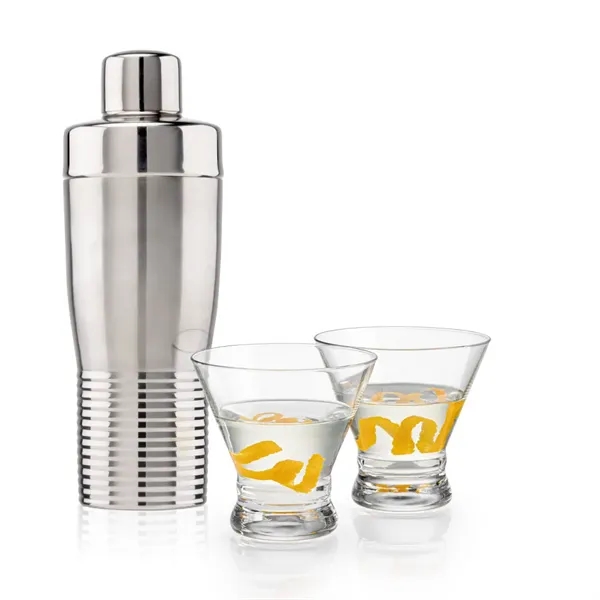The Genoa Cocktail Shaker & Martini Set combines modern design with... from ASI 84592 St Regis Group