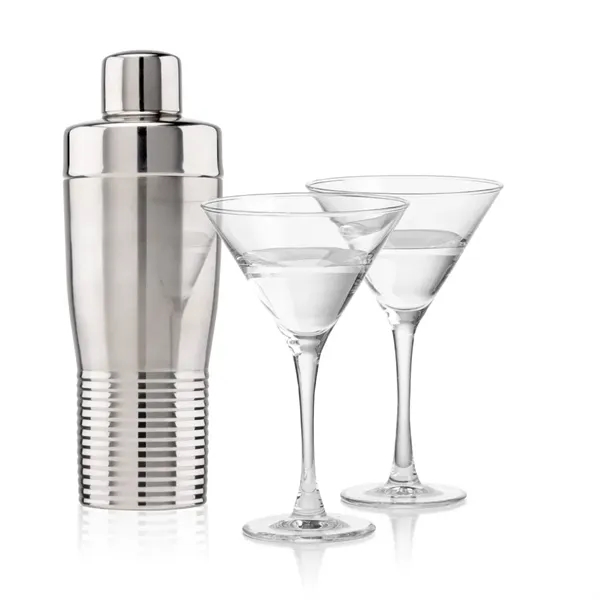 The Genoa Cocktail Shaker & Martini Set combines modern design with... from ASI 84592 St Regis Group