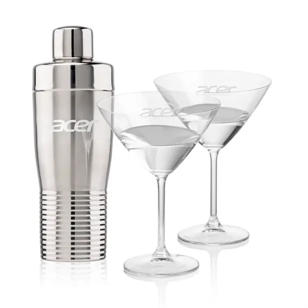 The Genoa Cocktail Shaker & Martini Set combines modern design with... from ASI 84592 St Regis Group