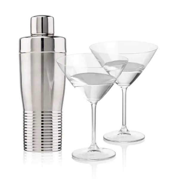 The Genoa Cocktail Shaker & Martini Set combines modern design with... from ASI 84592 St Regis Group