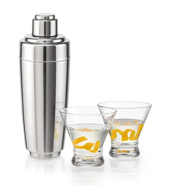 The Pescara Cocktail Shaker & Martini Set brings elegance and functionality... from ASI 84592 St Regis Group