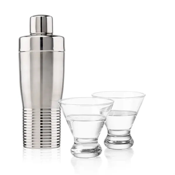 The Genoa Cocktail Shaker & Martini Set combines modern design with... from ASI 84592 St Regis Group