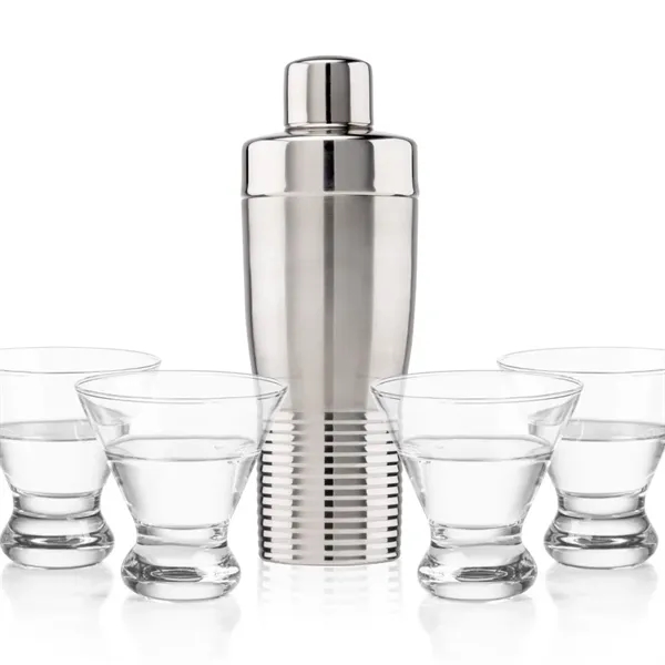 The Genoa Cocktail Shaker & Martini Set combines modern design with... from ASI 84592 St Regis Group