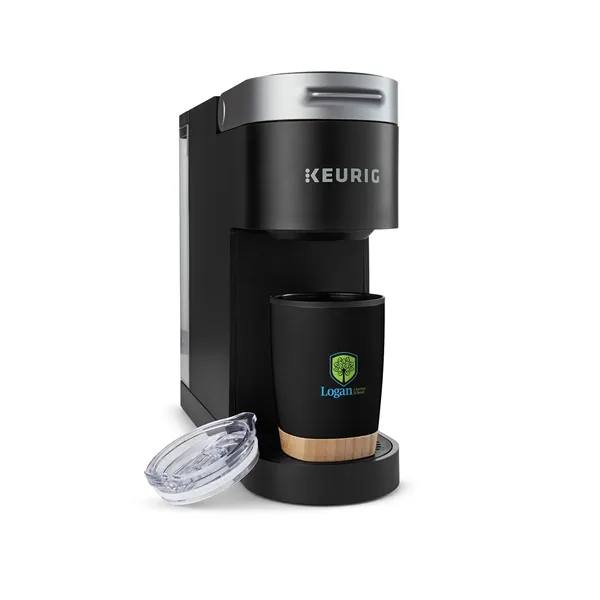 12-ounce bottle with double-wall insulation, bamboo base and slide-lock lid.... from ASI 79530 Prime Line