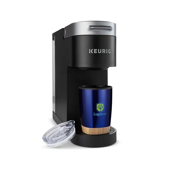 12-ounce bottle with double-wall insulation, bamboo base and slide-lock lid.... from ASI 79530 Prime Line