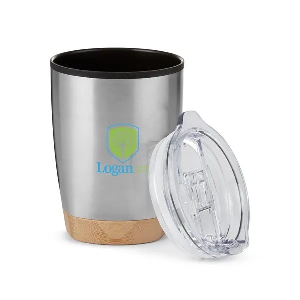 12-ounce bottle with double-wall insulation, bamboo base and slide-lock lid.... from ASI 79530 Prime Line
