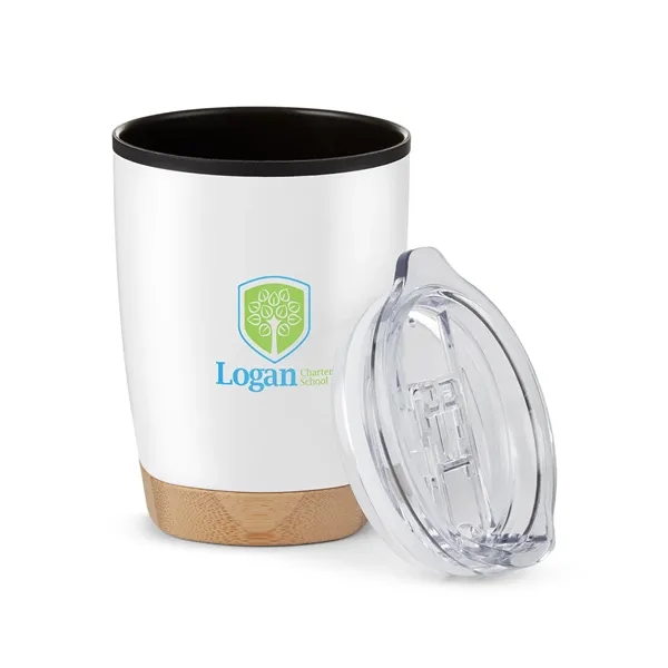 12-ounce bottle with double-wall insulation, bamboo base and slide-lock lid.... from ASI 79530 Prime Line