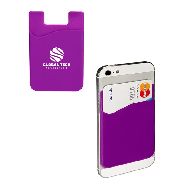 Silicone mobile pocket with adhesive backing.... from ASI 79530 Prime Line