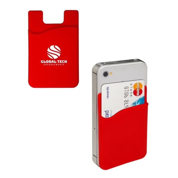 Silicone mobile pocket with adhesive backing.... from ASI 79530 Prime Line