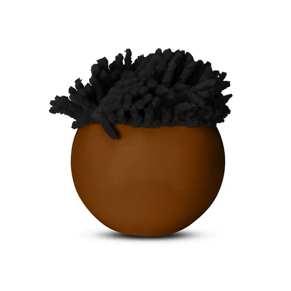 3" polyurethane foam Mop Toppers® stress balls with microfiber screen cleaning... from ASI 79530 Prime Line