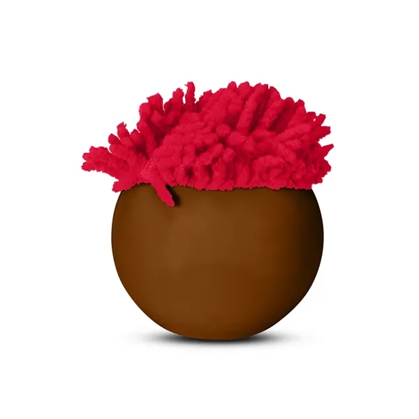 3" polyurethane foam Mop Toppers® stress balls with microfiber screen cleaning... from ASI 79530 Prime Line