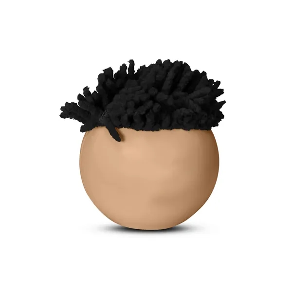 3" polyurethane foam Mop Toppers® stress balls with microfiber screen cleaning... from ASI 79530 Prime Line