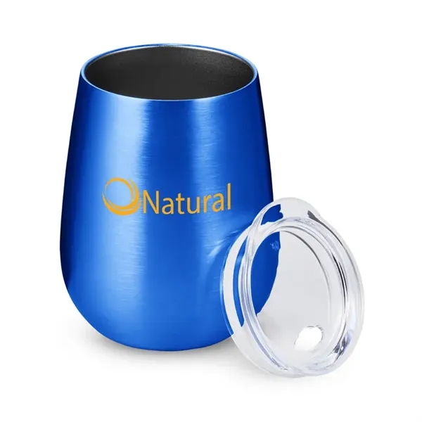 4.5" x 2.125" stainless steel 10 ounce vacuum-insulated tumbler with spill-resistant... from ASI 79530 Prime Line